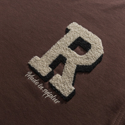 xiangtuibao Vintage Flocked Letter Fake Two Patchwork Hoodie Pullover Harajuku Sweatshirts Men Hip Hop Streetwear Loose Casual Tops