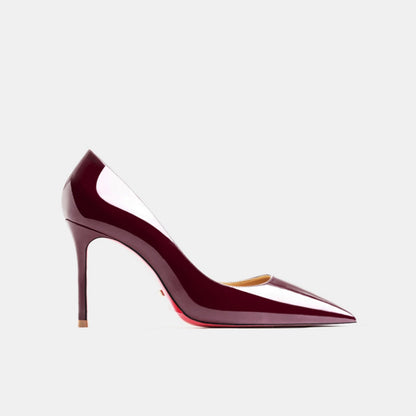 xiangtuibao  Luxury Brand Genuine Leather Red Shiny Bottom Women's High Heel Shoes Sexy Classic Pumps Black 8cm 10cm 12cm Wedding Shoes Plus