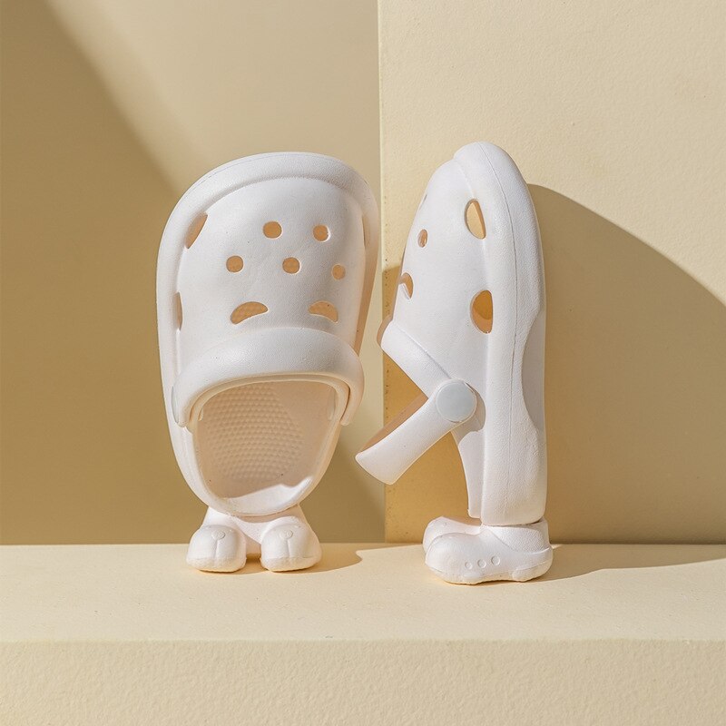 xiangtuibao Summer Children's Slippers Outdoor Beach Boys Girls Hole Shoes EVA Comfortable Soft Slides Home Non-slip Breathable Baby Sandals