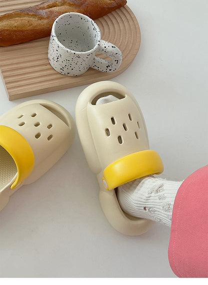 xiangtuibao Summer Sandals Women Shoes Platform Back Strap Casual Shoes Female Beach Sandals Thick Sole Flats Shoes Women Indoor Slippers