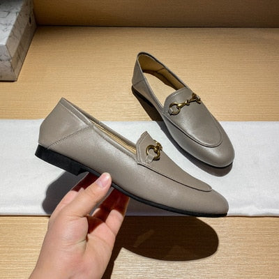 Fluffy Shoes Women's Winter Wear New Single Layer Shoes Women's Flat Fashionable All-Match Cotton Shoes Fleece-Lined Peas Shoes