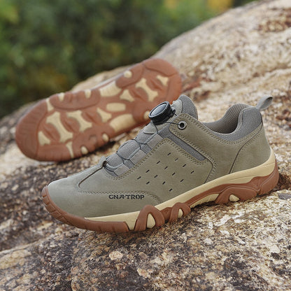 xiangtuibao Suede Leather Hiking Shoes For men Outdoor Camping Sneakers Men Sport Shoes For Trekking