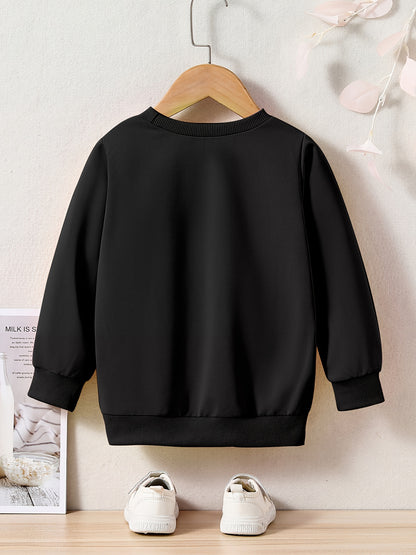 Boys Pure Cotton Cute Car Print Round Neck Comfortable Casual Long Sleeve Sweatshirt For Spring And Autumn And Winter Cozy & Versatile Sweatshirt Top For Indoors & Outdoors