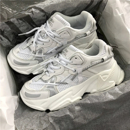 Plus Size Women's Sneakers 41 42 43 Women Big Shoes Trainers Stylish Unisex Chunky Sneaker Women Men's Fashion Casual Shoes