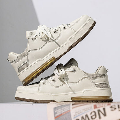 xiangtuibao Spring New Men Shoes Concise Fashion Casual Sneakers Mens Brown Shoes Comfortable Skateboarding Shoes Platform Sneakers