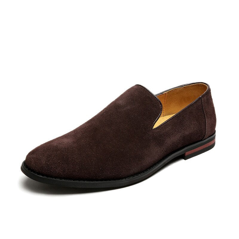Men Casual Shoes Comfortable fahsion Luxury Brand High Quality suede Leather mens Loafers Summer Shoes  Zapatos Hombre