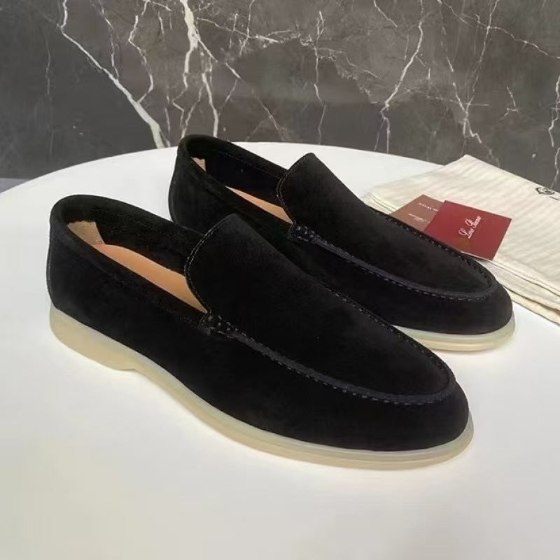 xiangtuibao Men pu Leather Shoes Low Heel Fringe Shoes Dress Shoes Brogue Shoes Spring Ankle Boots Vintage Classic Male Casual F114