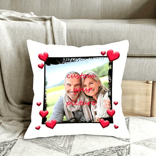 1pc Customizable Super Soft 18x18 Inch Single-Sided Printing Short Plush Throw Pillow for Christmas, Mothers Day, Birthday, Personalized Gift for Nanny, Mum
