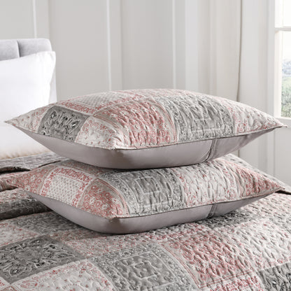 3pcs Luxury Floral Bedspread Set - Soft, Breathable, Comfortable, Elegant Stitching Pattern - Perfect for Bedroom, Dorm Room, and Guest Room
