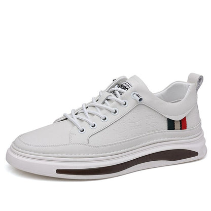 xiangtuibao White Men Leather Sneakers High Quality Luxury Brand Autumn Vulcanized Shoes Sports Jogging Tenis Men Casual Shoes Free Shipping