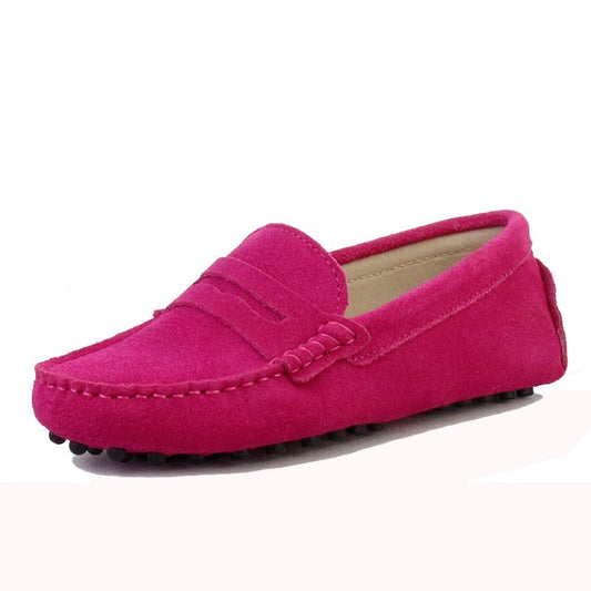 xiangtuibao Shoes Women 100% Genuine Leather Women Flat Shoes Casual Loafers Slip On Women's Flats Shoes Moccasins Lady Driving Shoes