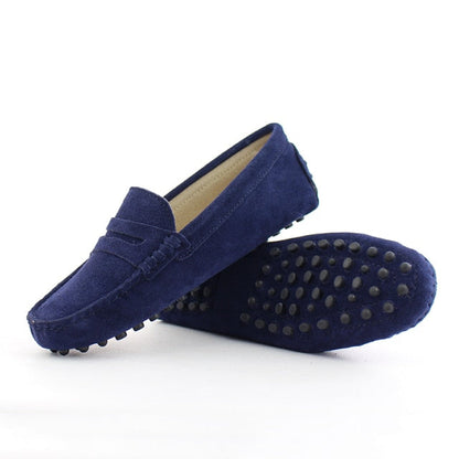 xiangtuibao Shoes Women 100% Genuine Leather Women Flat Shoes Casual Loafers Slip On Women's Flats Shoes Moccasins Lady Driving Shoes