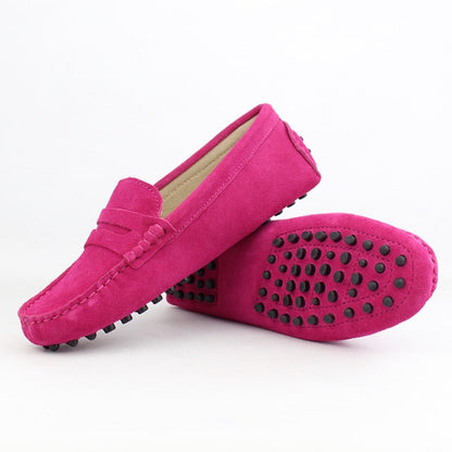 xiangtuibao Shoes Women 100% Genuine Leather Women Flat Shoes Casual Loafers Slip On Women's Flats Shoes Moccasins Lady Driving Shoes