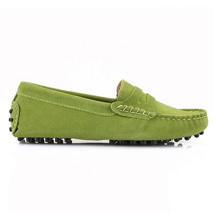 xiangtuibao Shoes Women 100% Genuine Leather Women Flat Shoes Casual Loafers Slip On Women's Flats Shoes Moccasins Lady Driving Shoes