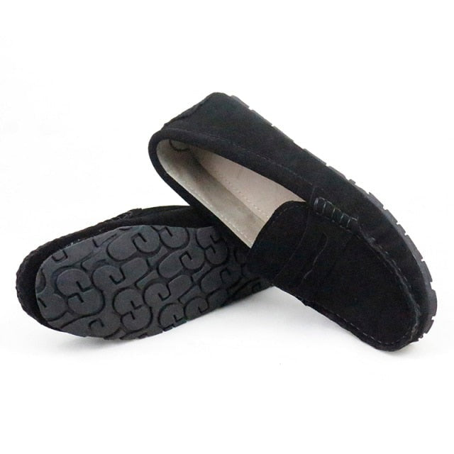 xiangtuibao Shoes Women 100% Genuine Leather Women Flat Shoes Casual Loafers Slip On Women's Flats Shoes Moccasins Lady Driving Shoes