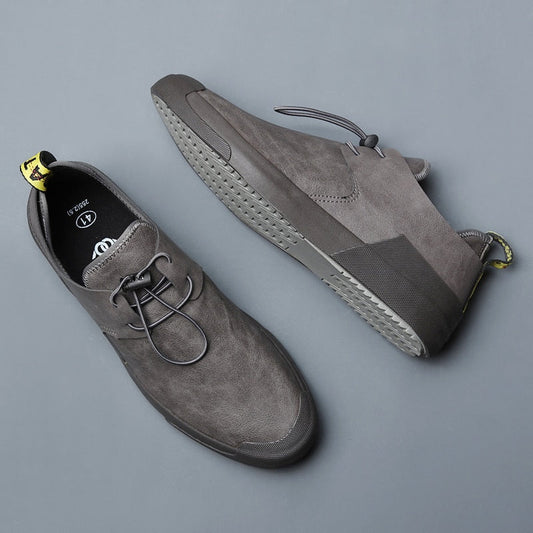 xiangtuibao British Style Low-Help Men's Simple Casual Shoes Spring Autumn Period Men's Leisure Shoes Luxury Breathable Loafers Sneaker