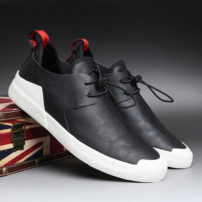 xiangtuibao British Style Low-Help Men's Simple Casual Shoes Spring Autumn Period Men's Leisure Shoes Luxury Breathable Loafers Sneaker