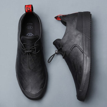 xiangtuibao British Style Low-Help Men's Simple Casual Shoes Spring Autumn Period Men's Leisure Shoes Luxury Breathable Loafers Sneaker
