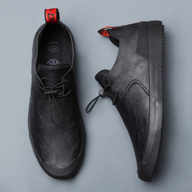 xiangtuibao British Style Low-Help Men's Simple Casual Shoes Spring Autumn Period Men's Leisure Shoes Luxury Breathable Loafers Sneaker