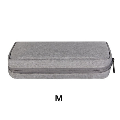 PURDORED 1pc Portable Waterproof USB Cable Earphone Storage Bag Digital Accessories Organizer Bag Unisex Makeup Bag Travel Pouch