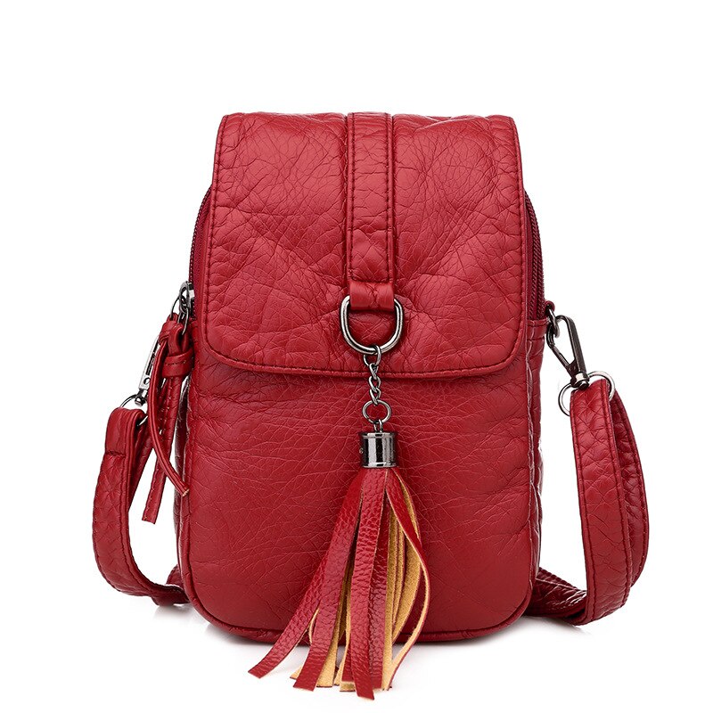 Fashion mini women&#39;s designer small shoulder messenger bag pu leather wallet lady phone bag female flip phone bag