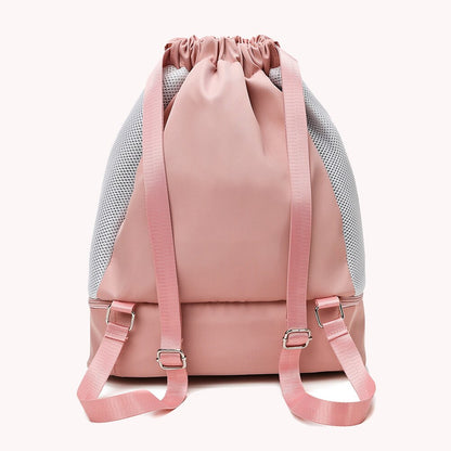 Sports Fitness Backpack Dry And Wet Separation Large Capacity Waterproof Beach Swimming Bag Wet And Dry Separation Sports Bag