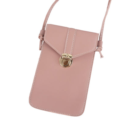 Touch Screen Cell Phone Purse Smartphone Wallet Leather Shoulder Strap Handbag Women Bag For Iphone Wallet Shoulder Bags