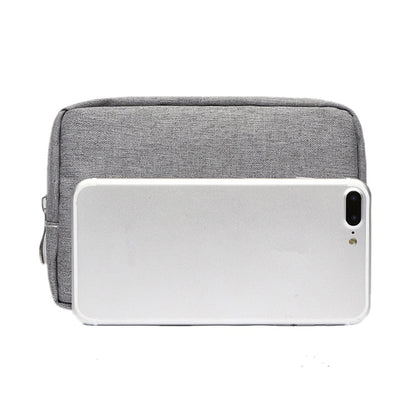 PURDORED 1pc Portable Waterproof USB Cable Earphone Storage Bag Digital Accessories Organizer Bag Unisex Makeup Bag Travel Pouch