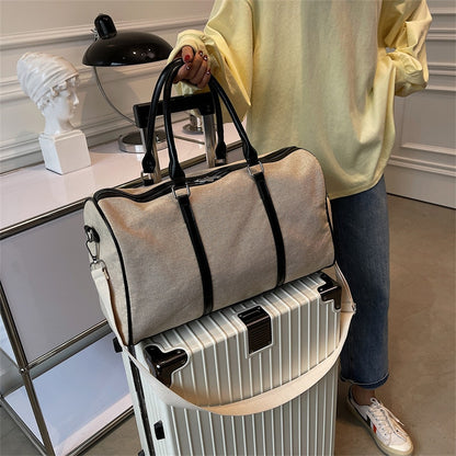Women&#39;s Waterproo Hand Messenger Travel Bag Large Capacity Exercise Bag Storage for Hand Luggage Yoga and Gym Ideal for Weekends