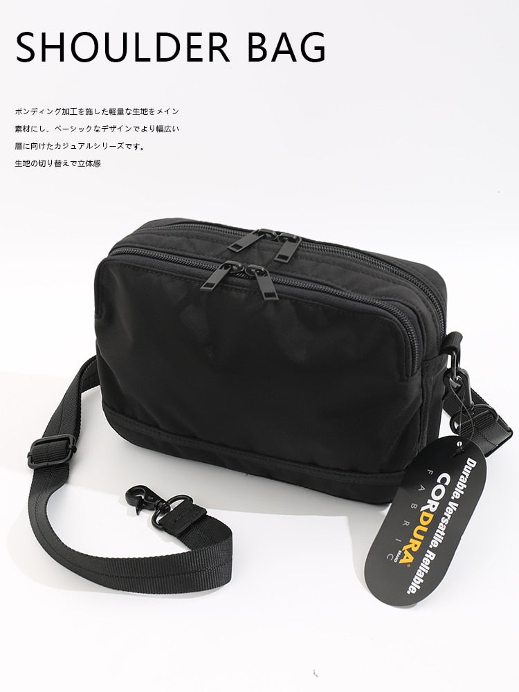 Japanese Style Crossbody Bag Cordura Nylon Cloth Shoulder Bag Waterproof Men’S Chest Bag Fashion Lightweight Handbag For Men