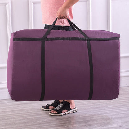 New Foldable Oxford Cloth Hand Luggage Bag For Men High Capacity Portable Travel Clothes Storage Bags Zipper Unisex Moving Bag
