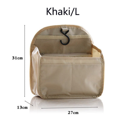 BAMADER Make-up Wash Organizer Bag Waterproof Oxford Cloth Backpack Insert lining Multifunction Portable Cosmetic Storage bag