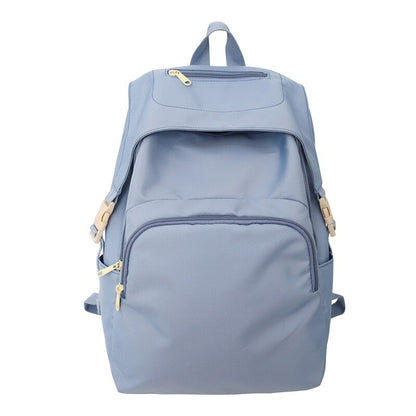 New Fashion Waterproof College Large-capacity Backpack Women Female Travel Solid Color Backpacks Teenage Girl School Bag Mochila