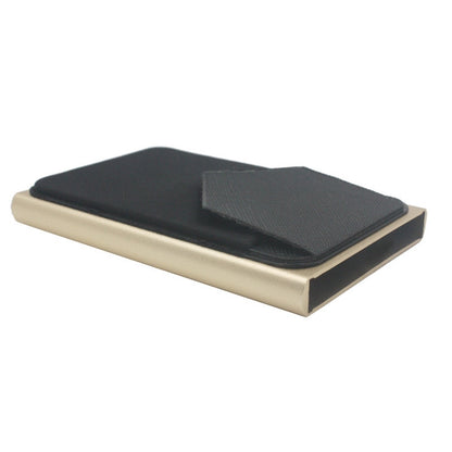 Credit Card Holder Men Slim Anti Protect Travel ID Cardholder Women Rfid Wallet Metal Case Porte Carte