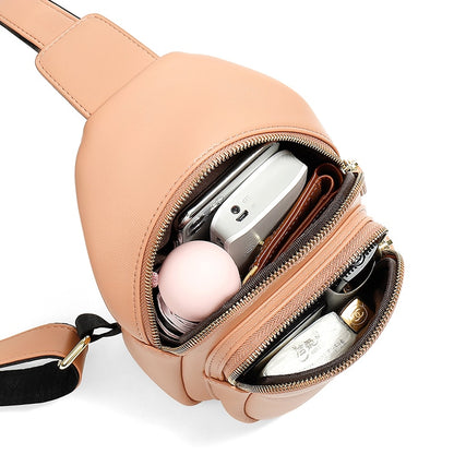 Fashion Chest &amp; Waist Packs For Women Pu Leather Street Shoulder Bags High Quality Crossbody Bags Female Hip Hop Purses