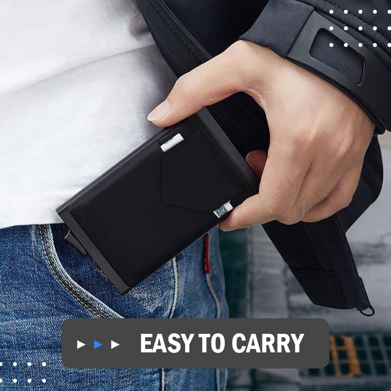 Credit Card Holder Men Slim Anti Protect Travel ID Cardholder Women Rfid Wallet Metal Case Porte Carte