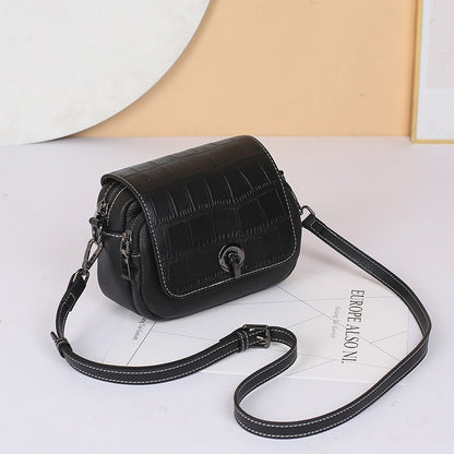 2 Straps, Snake Pattern Flap Bag, Women&#39;s Genuine Leather Shoulder Bag, 100% Real Cow Skin Cross body Messenger Bag, T050