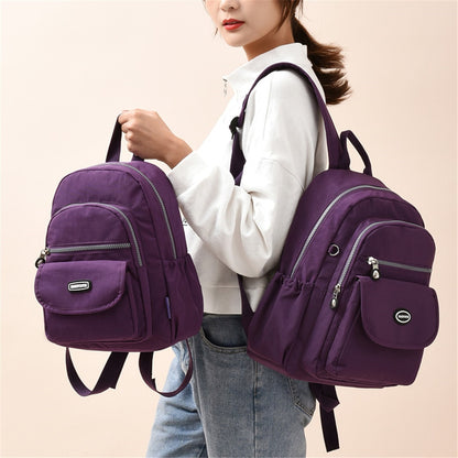 Fashion Women Backpack Waterproof School Backpacks for Teenagers Girls Nylon Cloth Shoulder Bag Ladies Travel Bookbag Mochilas