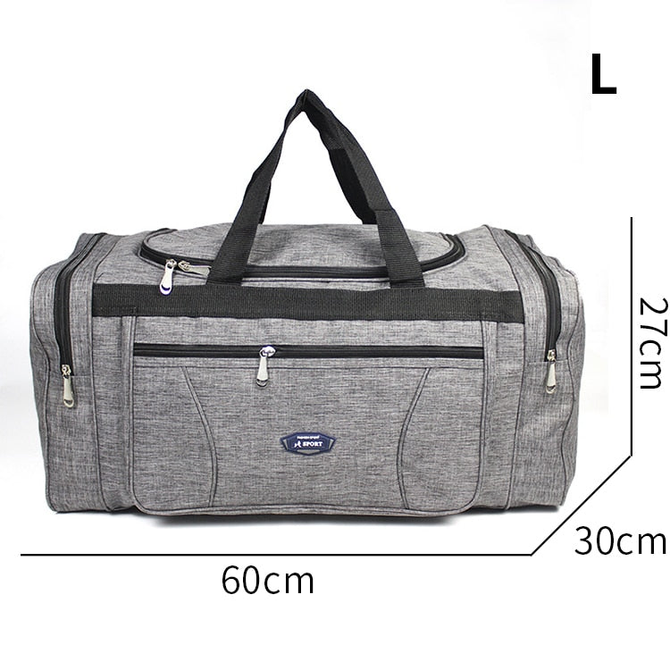 Oxford Waterproof Men Travel Bags Hand Luggage Big Travel Bag Business Large Capacity Weekend Duffle Travel Bag