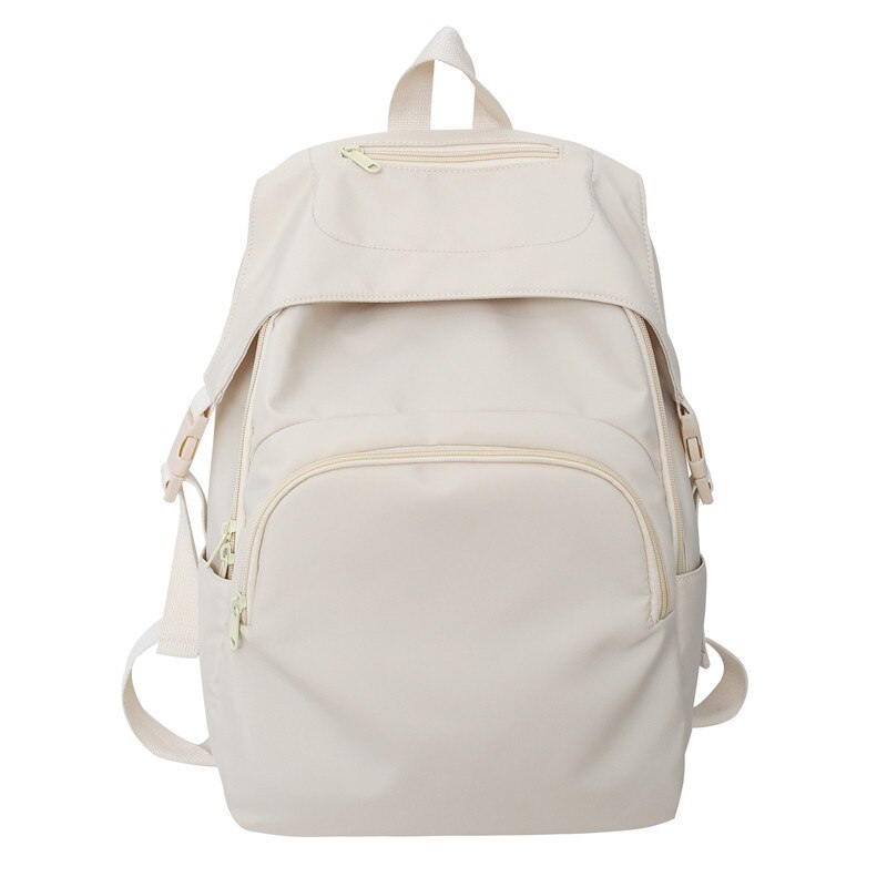 New Fashion Waterproof College Large-capacity Backpack Women Female Travel Solid Color Backpacks Teenage Girl School Bag Mochila