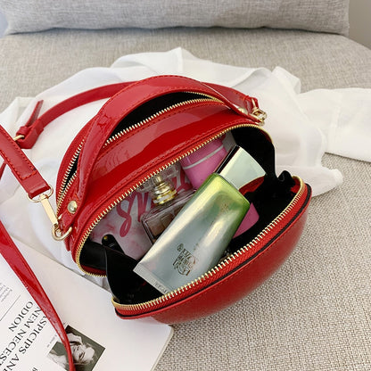 Luxury Handbags Women Bags Designer Mini Fashion Red Heart Shaped Shoulder Bag Girls High Quality Crossbody Bags jelly purse