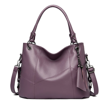 Women Bag Genuine Leather Women&#39;s Leather Handbags Luxury Lady Hand Bags With Purse Pocket Women Messenger Bag Big Tote Sac Bols