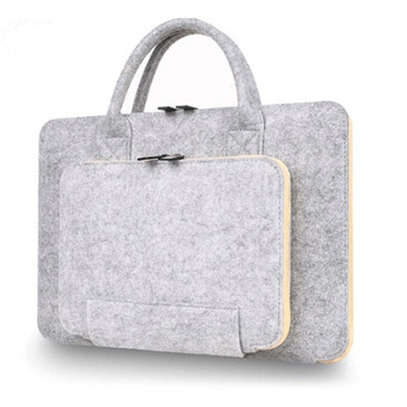 13/14/15 inch Portable Felt Bag Laptop Bag Computer Bag Handbag computer bag Notebook Case Cover Computer Sleeve Briefcase