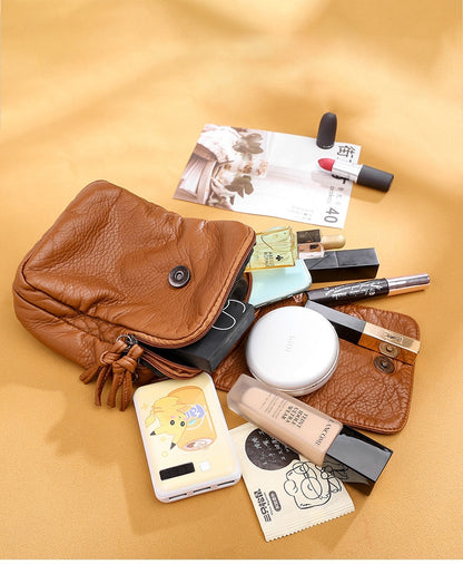 Fashion mini women&#39;s designer small shoulder messenger bag pu leather wallet lady phone bag female flip phone bag