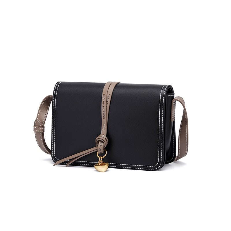 Cnoles Brand Designer Women Bag Crossbody Bag Genuine Leather Female Messenger Bags Lady Shoulder Bag