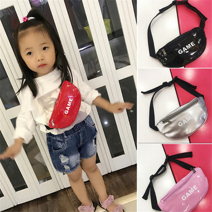 1Pcs New Hot Cute Colorful Children Waist Packs Kids Fanny Fashion  Packs Boy Girl Money Crossbody Chest Belt Bag High Quality