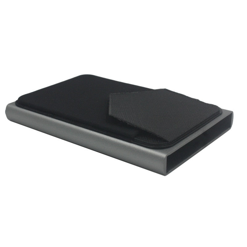 Credit Card Holder Men Slim Anti Protect Travel ID Cardholder Women Rfid Wallet Metal Case Porte Carte
