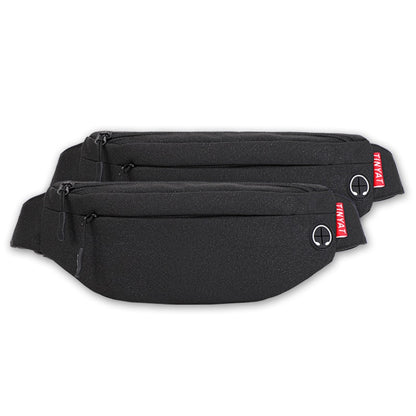 TINYAT Men Waist Bag Pack Purse Casual Large Phone Belt Bag Pouch Women&#39;s Canvas Travel Phone Bag Fanny Banana Bag Hip 4 Pockets