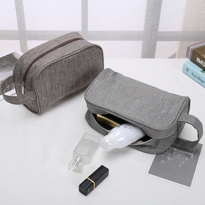 PURDORED 1 Pc Large Men Washing Bag Waterproof Makeup Bag Travel Beauty Women Cosmetic Bag Organizer Toiletry Bag Necessaries