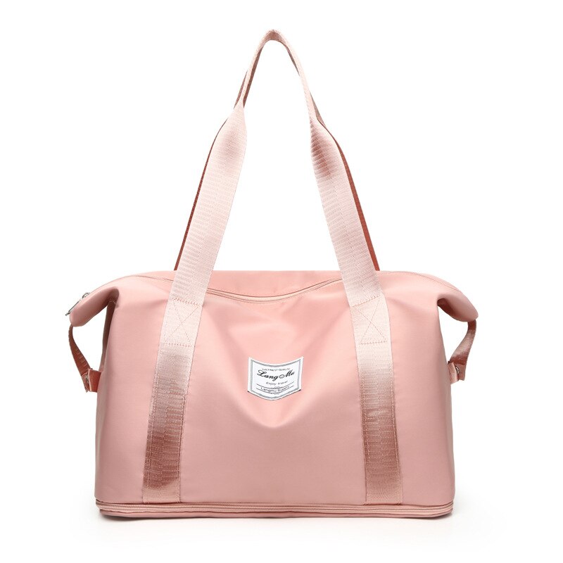 Fashionable Dry And Wet Separation  One-Shoulder Carry-On Duffel Bag, Lady Large Capacity Extended Travel Bag